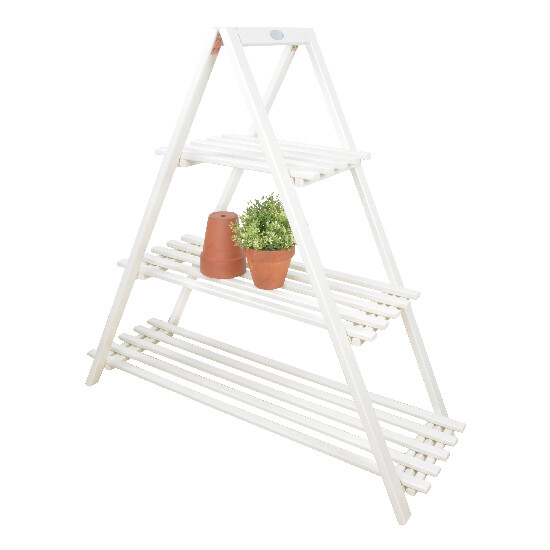 Pyramid for flowers, white (SALE)|Esschert Design