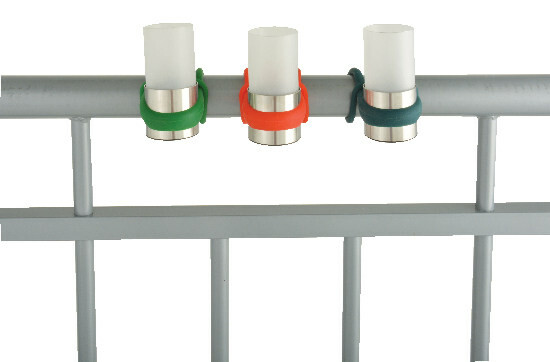 Candle holder for tea tree railing, mat, package contains 3 pieces! (SALE)|Esschert Design