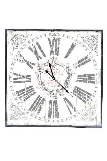 Zegar kwadratowy Broadway 44 x 58 x 5,5 cm | Ego Dekor