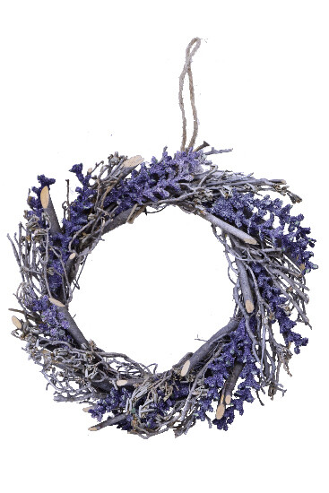 Wreath Lavender, washed out, white, M|Ego Dekor