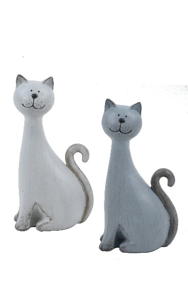 Dekorácia mačka, V, balenie obsahuje 2 kusy!|Ego Dekor