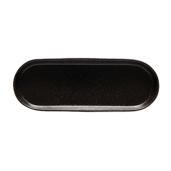Oval tray 25 cm, NÓTOS, black|Latitude|Costa Nova