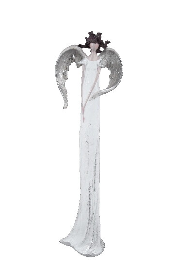 Anděl KORA, výška 43cm, šířka (křídla) 12cm, šířka (tělo) 5cm|Ego Dekor