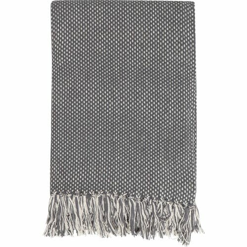 'Pin Stripe'' bedspread, 130x170cm, dark grey|Ego Dekor