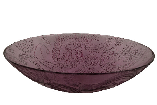 ED Recycled glass bowl 40 cm CACHEMIR, pink (SALE)|San Miguel