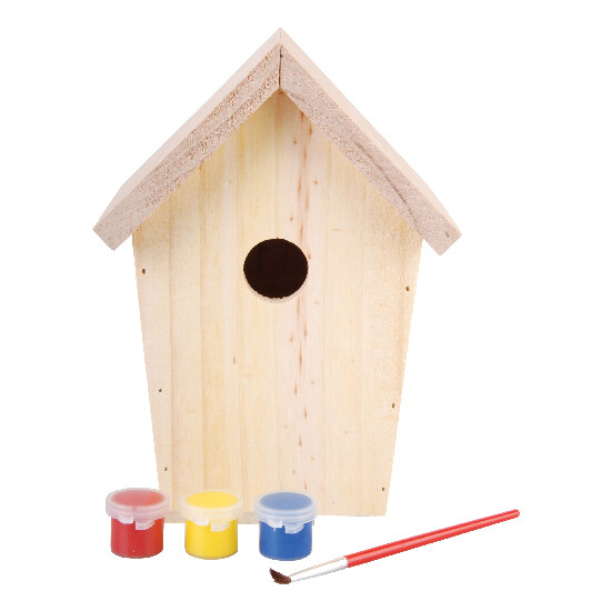 Birdhouse "BEST FOR BIRDS" "BEST FOR BIRDS" with colors|Esschert Design