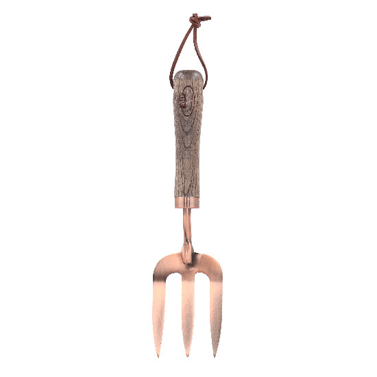Garden fork, copper-plated carbon steel|Esschert Design