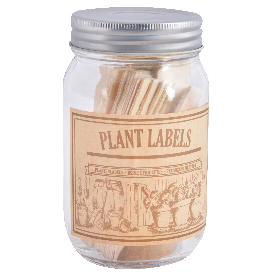 Labels for seedlings in a jar|Esschert Design