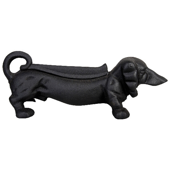 Škrabák na boty - pes, černá litina, 32 cm|Esschert Design
