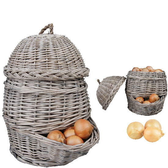 Onion basket with lid|Esschert Design