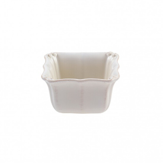 Square bowl, 10x10cm|0.2L, VINTAGE PORT, white (SALE)|Casafina