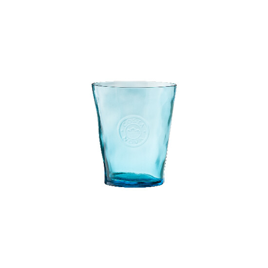 Szklanka do wody ED z logo 11cm|0,38L, COR, niebieska (WYPRZEDAŻ)|Costa Nova