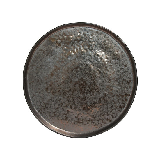 ED Plate 27cm, LAGOA, black|Metal|Costa Nova