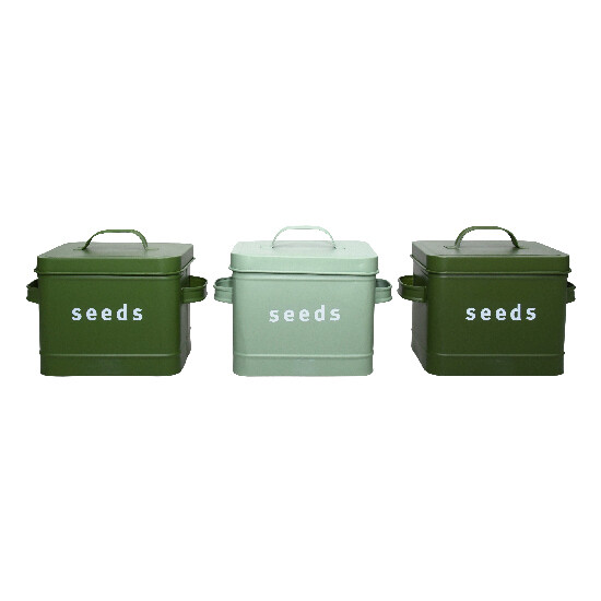 Seed container, set contains 3 pieces!|Esschert Design