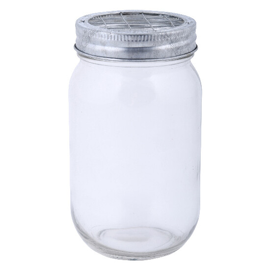 Grow jar 0.4L, glass+tin, clear|Esschert Design