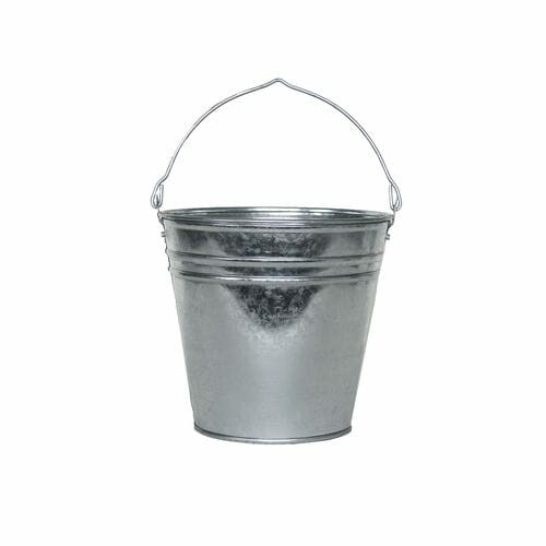 Bucket New galvanized, dia. 26 cm|Esschert Design
