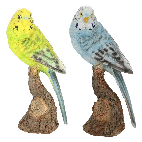 Animals and characters OUTDOOR "TRUE TO NATURE" Parrot Parakeet, package contains 2 pcs! (SALE)|Esschert Design