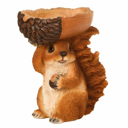 Karmnik dla wiewiórek Zwierzęta i figurki OUTDOOR „TRUE TO NATURE” Wiewiórka wys. 20,5 cm (WYPRZEDAŻ)|Esschert Design