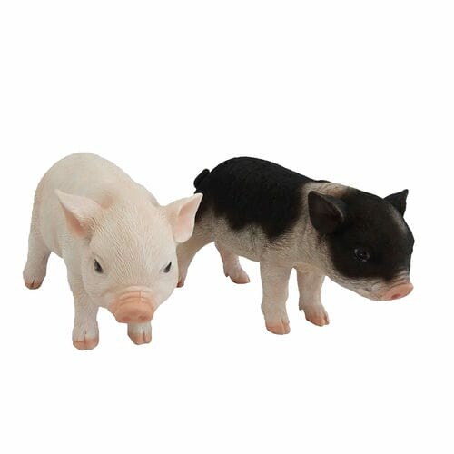 Animals and figures OUTDOOR "TRUE TO NATURE" Standing piglet, height 11.6 cm, package contains 2 pcs! (SALE)|Esschert Design