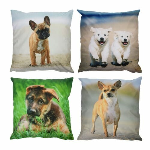 Cushion OUTDOOR Dog SCOOBY, 40cm, bulldog(no.1)/retvievr(no.2)/shepherd(no.3)/chihuahua (no.4) (SALE)|Esschert Design