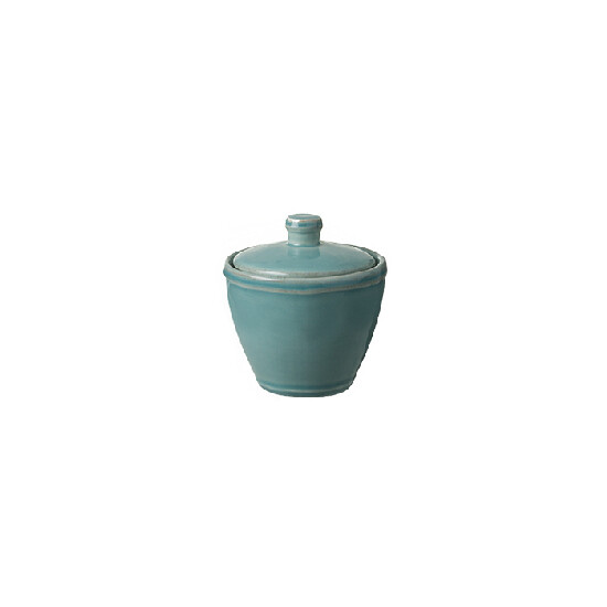 Sugar bowl, 0.25L, FONTANA, blue (turquoise) (SALE)|Casafina