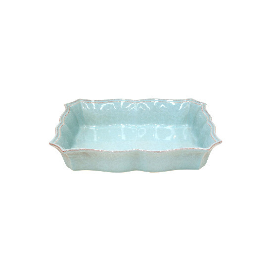 Baking dish, 30x21cm, IMPRESSIONS, blue (turquoise) (SALE)|Casafina
