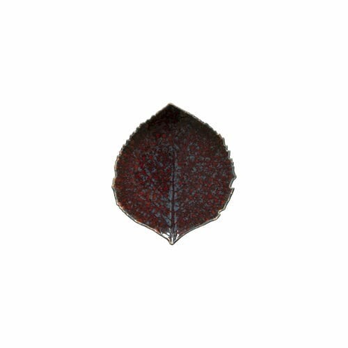 Plate|leaves tray 17cm, RIVIERA, black/red|Vigne|Costa Nova