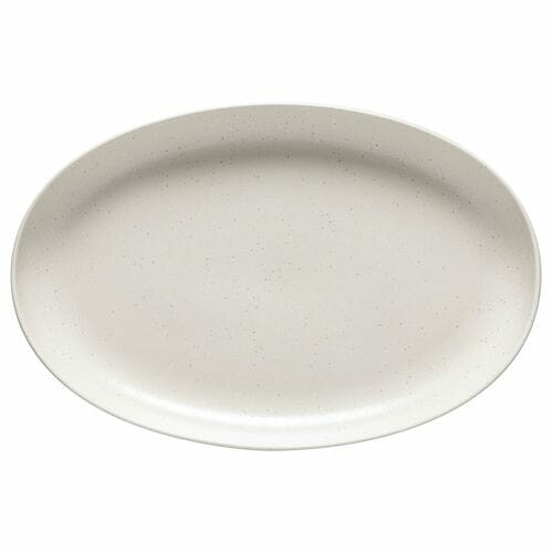 Oval tray 40x26cm, PACIFICA, white (vanilla)|Casafina