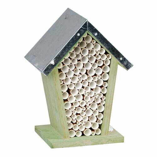 ED Domeček pro včely s pozink. stříškou, 15 x 12 x 22 cm, přírodní|Esschert Design