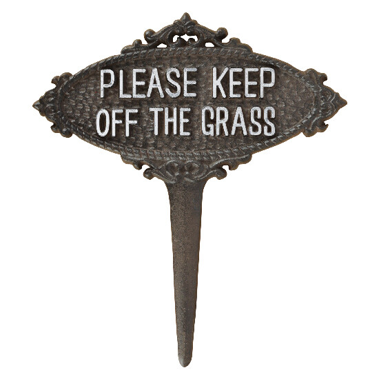 Please keep off the grass | Esschert Design
