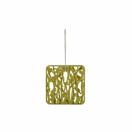 Hanging feeder on tallow blocks CHIFFCHAFF, green|Esschert Design