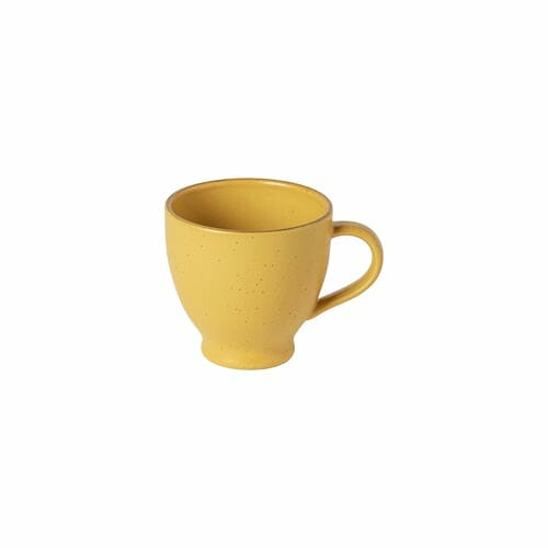 Mug 0.38L POSITANO, yellow-sprinkled (SALE)|Casafina
