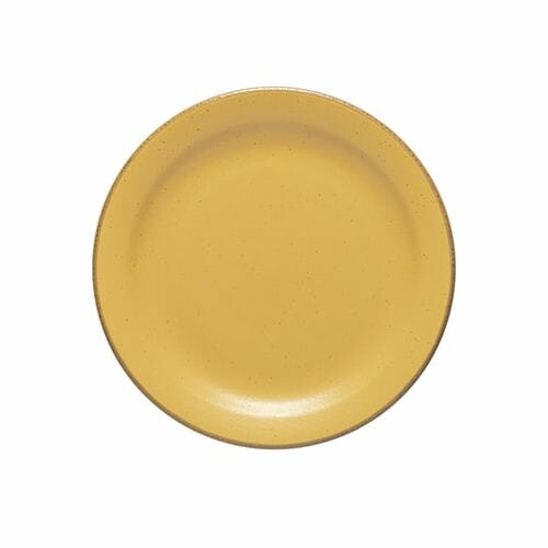 Plate 28cm POSITANO, yellow-sprinkled (SALE)|Casafina