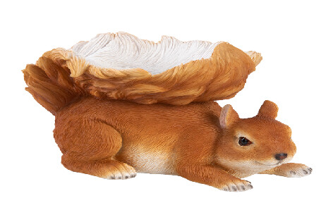 Animals and figures OUTDOOR "TRUE TO NATURE" Feeder Squirrel, 18.5 x 12 x 13 cm (SALE)|Esschert Design