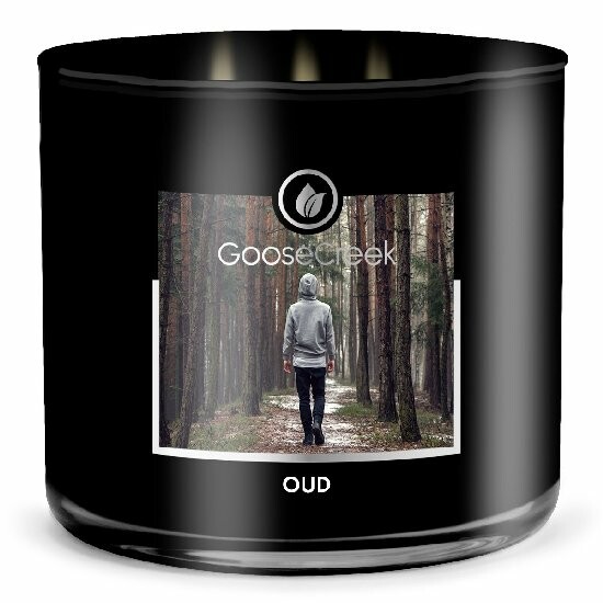 MEN'S COLLECTION candle 0.41 KG OUD, aromatic in a jar, 3 wicks|Goose Creek