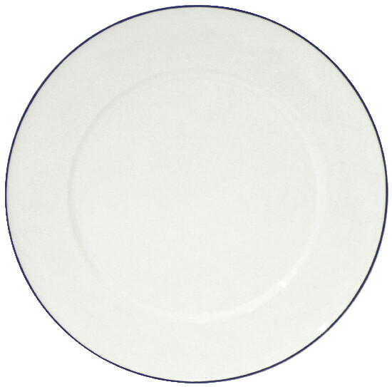 Plate |tray 33cm, BEJA, white&blue|Costa Nova