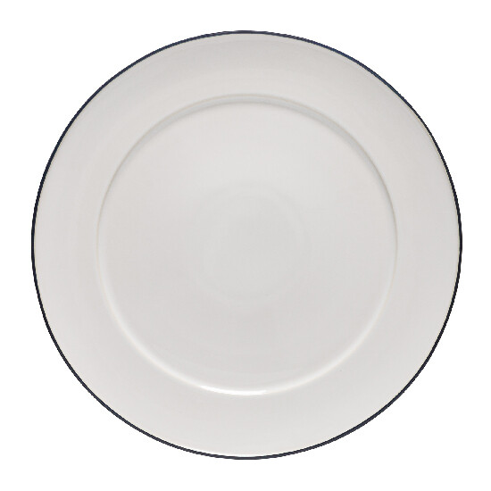 Serving plate|tray 38 cm, BEJA, white&blue|Costa Nova
