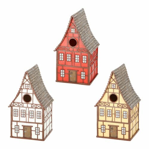 Birdhouse FRAMING HOUSE, height 25cm, package contains 3 pieces!|Esschert Design