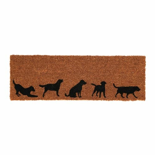 DOGS coconut doormat, 76x25x2cm (SALE)|Esschert Design