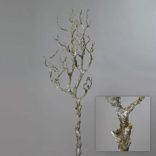 Rastlina/kvetina umelá Vetva, šedá, 90cm|Ego Dekor