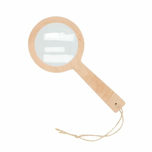 DISCOVER wooden magnifying glass with 3x and 6x magnification, children's, 9x18x2cm|Esschert Design