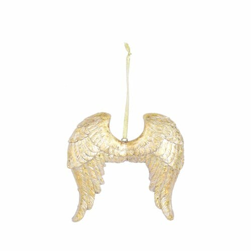 Curtain angel wings, gold, 11x16x3cm, pc|Ego Dekor