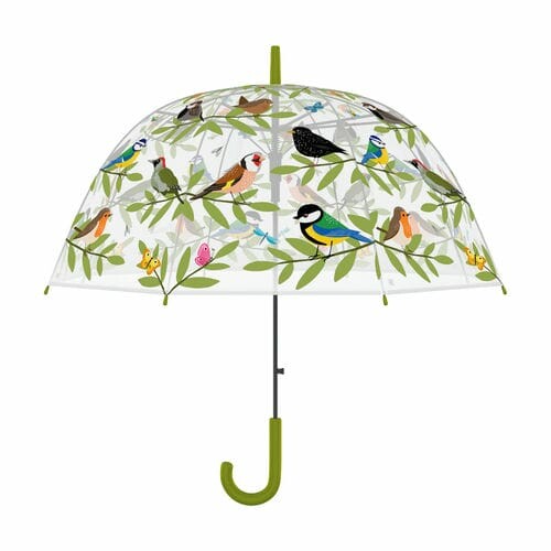 ESSCHERT DESIGN Deštník průhledný s ptáčky CLUB, pr.83x82cm