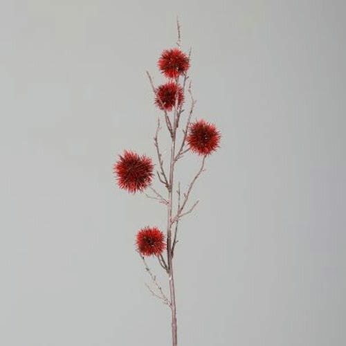 Chestnut branch, red, 95cm|Ego Dekor