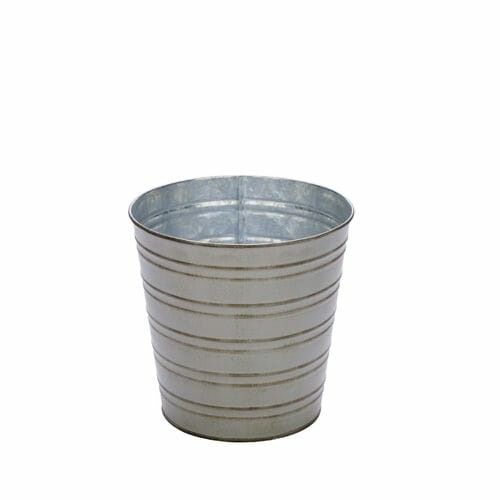 Cover for a flower pot, zinc, gray, 15.5x15.5x15.5c (SALE)|Ego Dekor