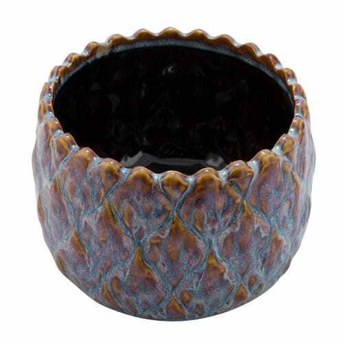 No Limit bowl, ceramic, blue/brown, 20x20x10cm (SALE)|Ego Dekor