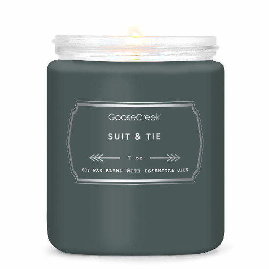 SUIT & TIE 1-wick candle 0.2 KG, aromatic in a tin with a metal lid|Goose Creek