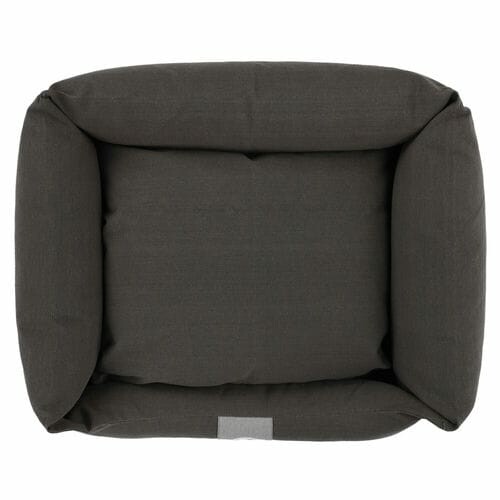 Dog bed with edge 60x40x18cm, COCOON CANVAS, Anthracite|Van Baal