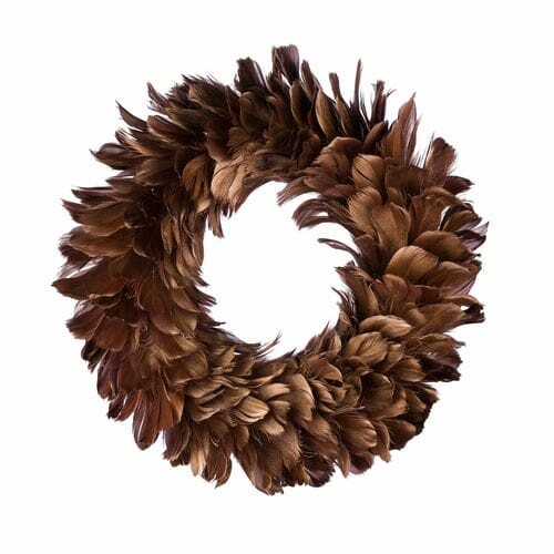 Feather wreath, 35x35x4cm, pcs *|Ego Dekor