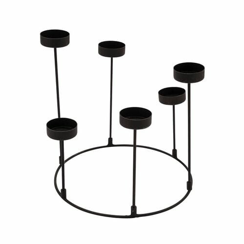 Candlestick/Candle stand, circular, diameter 20x22cm, pc|Ego Dekor